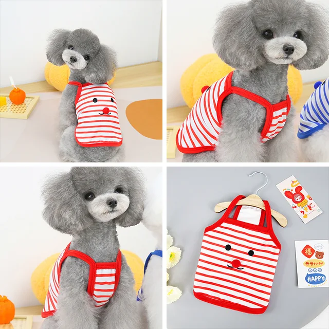 Summer Pet Clothes for Small Pets Dog Cat Puppy Outfit shirt Cihuahua Teddy costume - Image 5