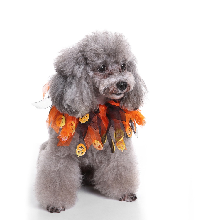 Pet Costume-American Independence Day Pet decoration magenta ribbon neck girth dog holiday decorations - Image 5
